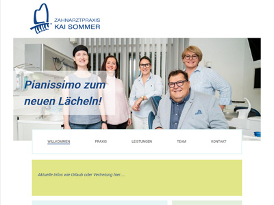 Zahnarztpraxis Sommer